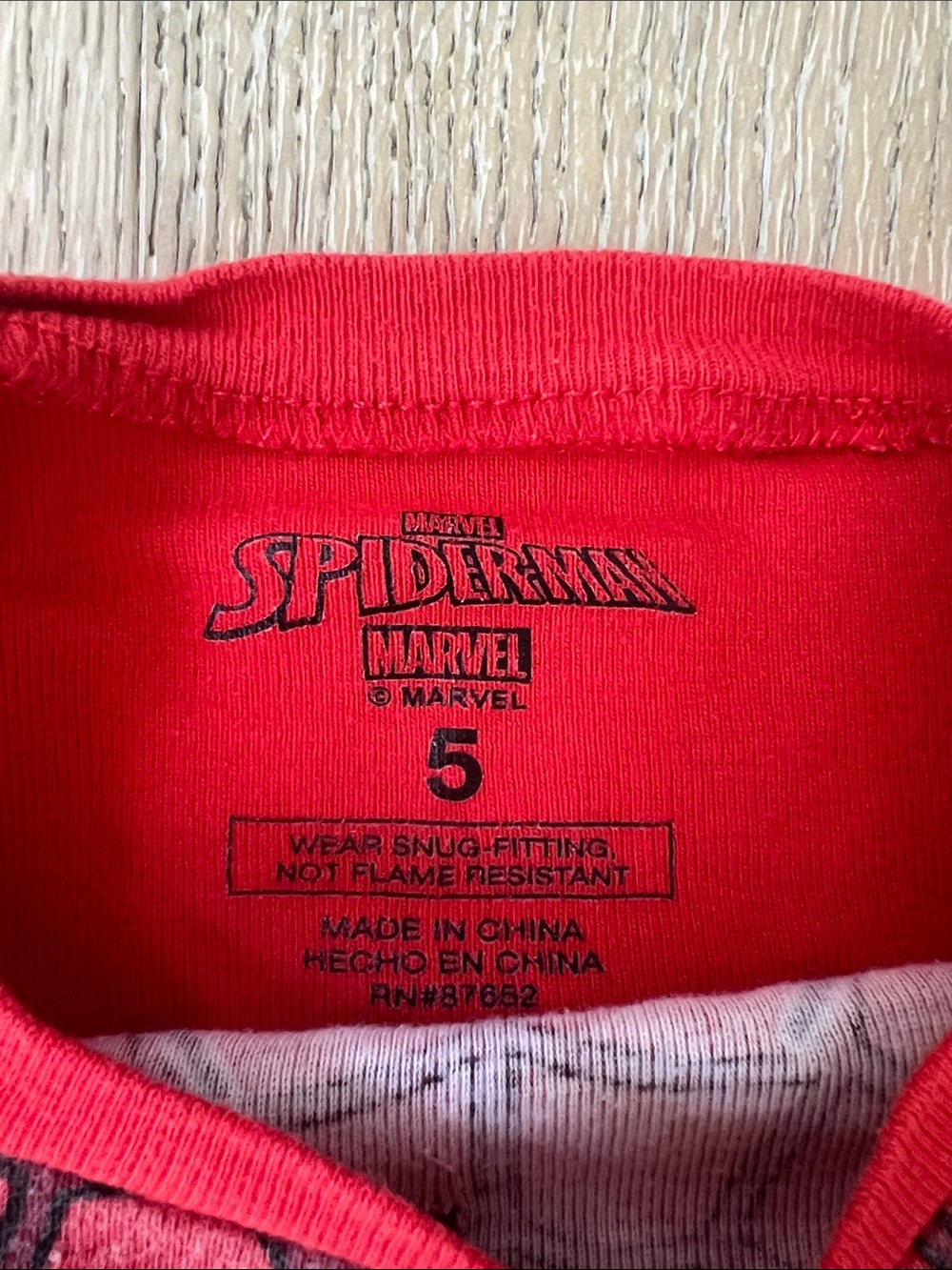🕷️ 🦸🏻 Size 5 ~ Marvel Spider-Man Pajama Set - Picture 13 of 16